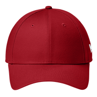 New Era Adjustable Structured Cap, Flag Scarlet Red, Front view