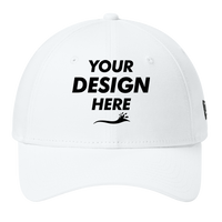 New Era Adjustable Structured Cap, Flag White, Front view, Mockup