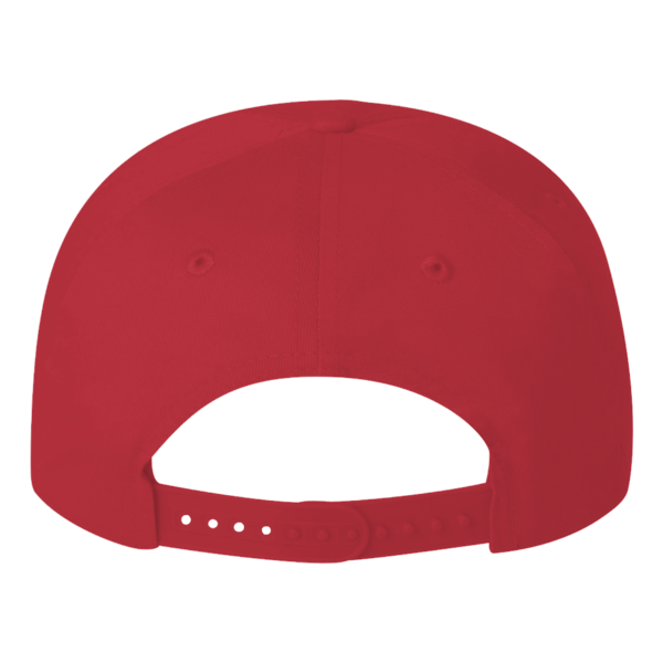 New Era Adjustable Structured Cap, Scarlet Red, Back view