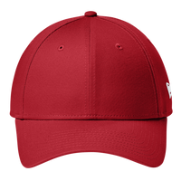 New Era Adjustable Structured Cap, Scarlet Red, Front view