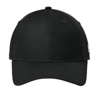 New Era Adjustable Unstructured Cap, Flag Black, Front view