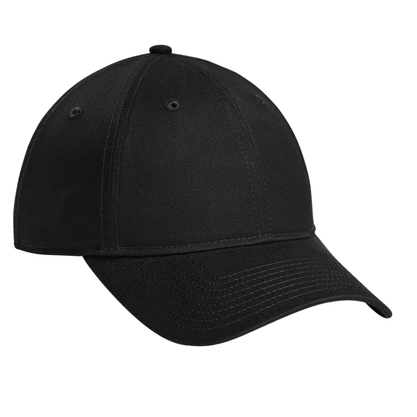 New Era Adjustable Unstructured Cap, Flag Black, Right Side view
