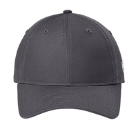 New Era Adjustable Unstructured Cap, Flag Graphite, Front view