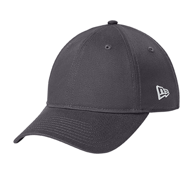 New Era Adjustable Unstructured Cap, Flag Graphite, Left Side view