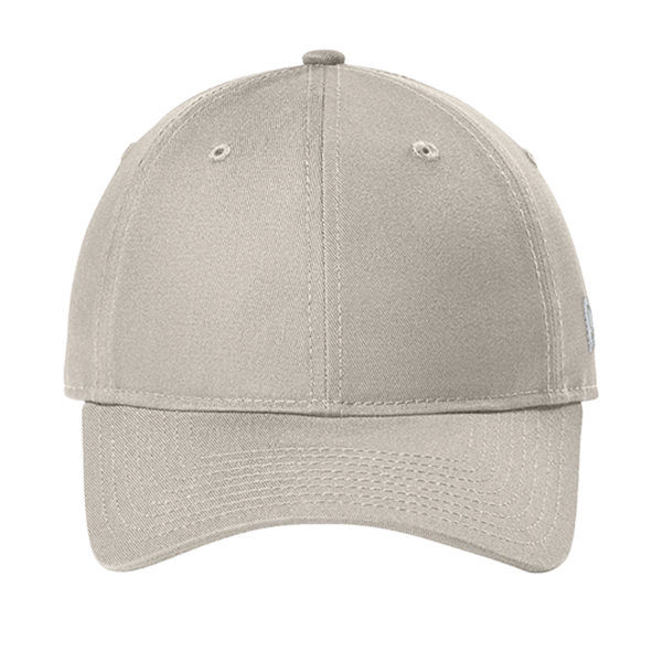 New Era Adjustable Unstructured Cap, Flag Stone, Front view
