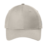 New Era Adjustable Unstructured Cap, Flag Stone, Front view