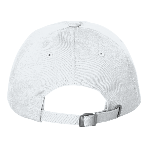 New Era Adjustable Unstructured Cap, Flag White, Back view