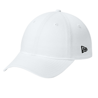 New Era Adjustable Unstructured Cap, Flag White, Left Side view