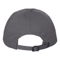 New Era Adjustable Unstructured Cap, Graphite, Back view