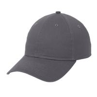 New Era Adjustable Unstructured Cap, Graphite, Left Side view