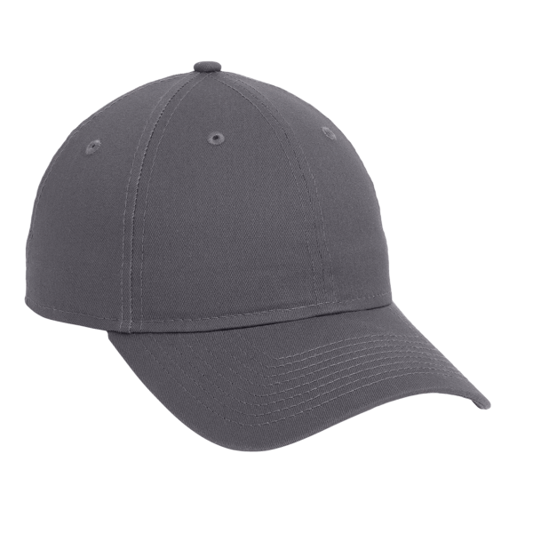 New Era Adjustable Unstructured Cap, Graphite, Right Side view