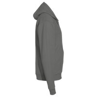 New Era Comeback Fleece Full Zip Hoodie, Dark Heather Grey, Right Sleeve view