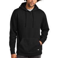 New Era Comeback Fleece Pullover Hoodie, Black / Black, Front view