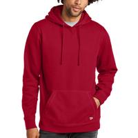 New Era Comeback Fleece Pullover Hoodie, Crimson / Crimson, Front view
