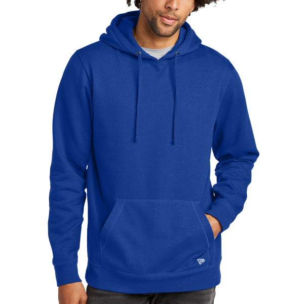 New Era Comeback Fleece Pullover Hoodie, Royal / Royal, Front view