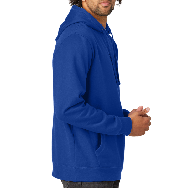 New Era Comeback Fleece Pullover Hoodie, Royal / Royal, Right Sleeve view