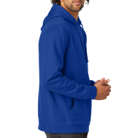 New Era Comeback Fleece Pullover Hoodie, Royal / Royal, Right Sleeve view