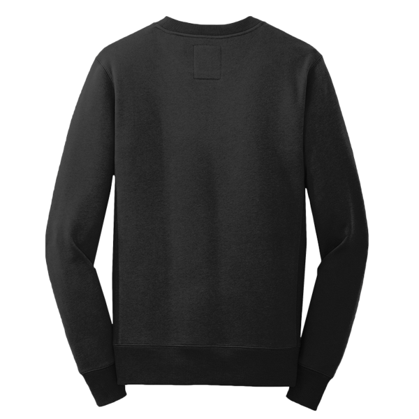 New Era French Terry Crew, Black, Back view