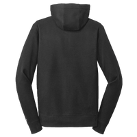 New Era French Terry Full Zip Hoodie, Black, Back view