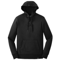 New Era French Terry Pullover Hoodie, Black, Front view