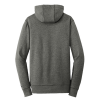 New Era French Terry Pullover Hoodie, Black Twist, Back view