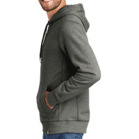 New Era French Terry Pullover Hoodie, Black Twist, Left Sleeve view