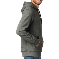 New Era French Terry Pullover Hoodie, Black Twist, Right Sleeve view