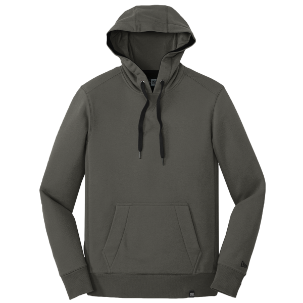 New Era French Terry Pullover Hoodie, Graphite, Front view