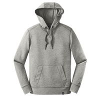 New Era French Terry Pullover Hoodie, Light Graphite Twist, Front view