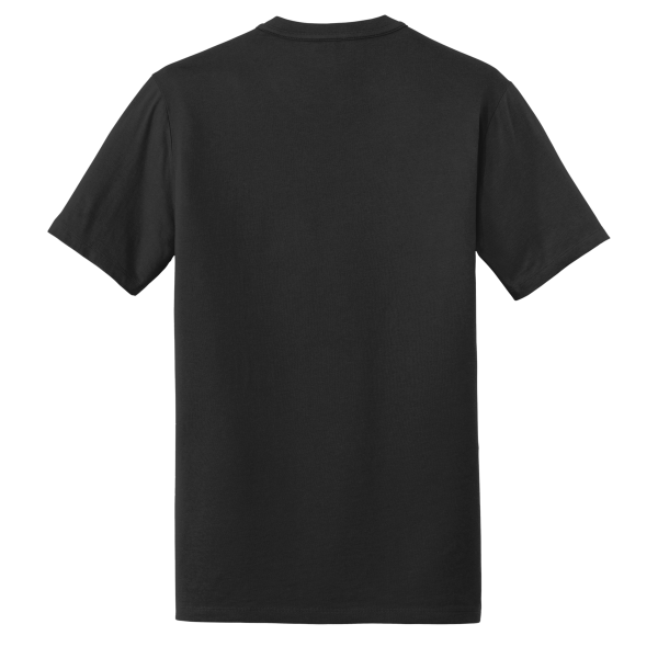 New Era Heritage Blend Crew Tee, Black, Back view