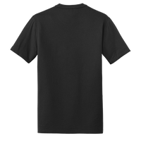 New Era Heritage Blend Crew Tee, Black, Back view