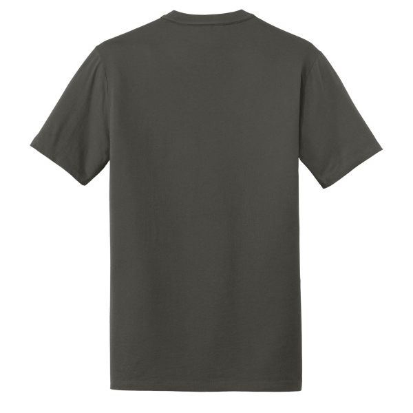 New Era Heritage Blend Crew Tee, Graphite, Back view