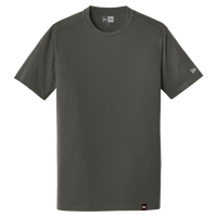 New Era Heritage Blend Crew Tee, Graphite, Front view