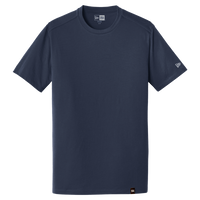 New Era Heritage Blend Crew Tee, True Navy, Front view