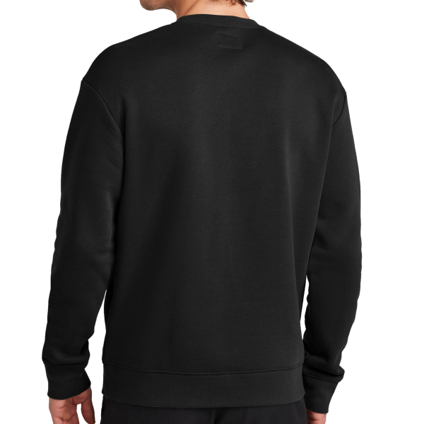 New Era Heritage Fleece Pocket Crew, Black, Back view