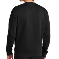 New Era Heritage Fleece Pocket Crew, Black, Back view