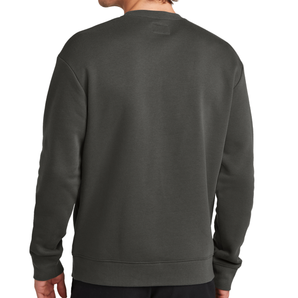 New Era Heritage Fleece Pocket Crew, Graphite, Back view