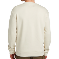 New Era Heritage Fleece Pocket Crew, Soft Beige, Back view
