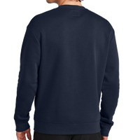 New Era Heritage Fleece Pocket Crew, True Navy, Back view