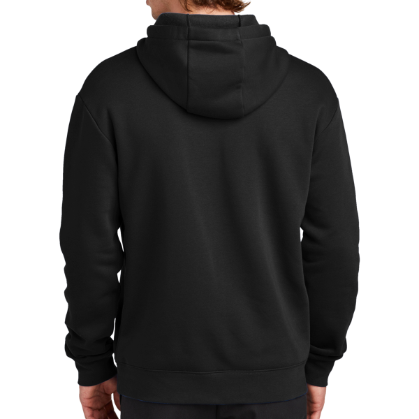 New Era Heritage Fleece Pullover Hoodie, Black, Back view