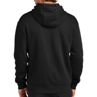 New Era Heritage Fleece Pullover Hoodie, Black, Back view