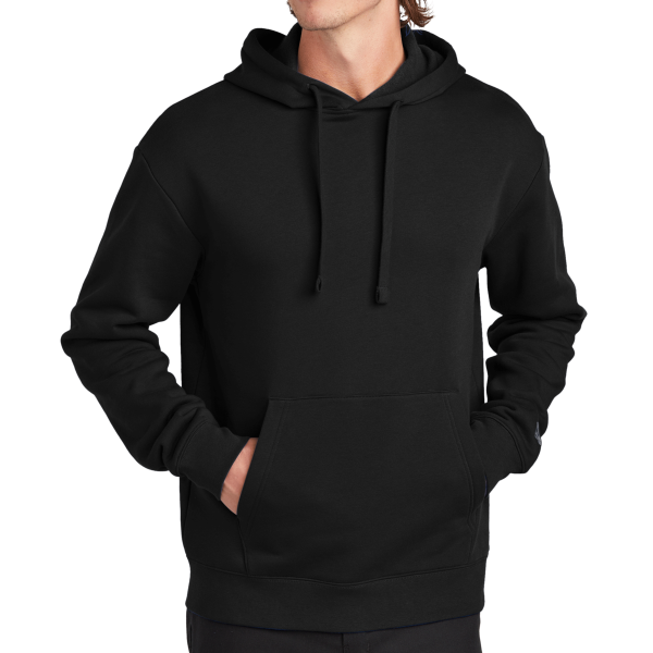 New Era Heritage Fleece Pullover Hoodie, Black, Front view