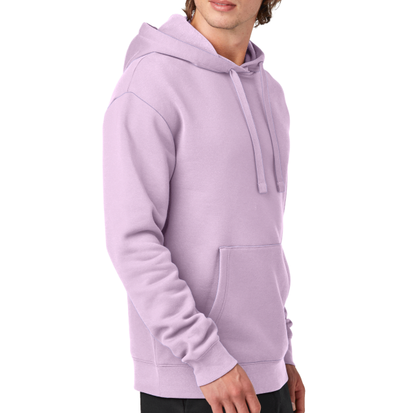 New Era Heritage Fleece Pullover Hoodie, Lavender, Right Sleeve view