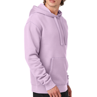 New Era Heritage Fleece Pullover Hoodie, Lavender, Right Sleeve view