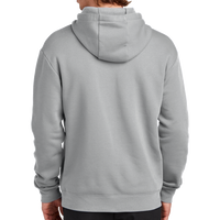 New Era Heritage Fleece Pullover Hoodie, Rainstorm Grey, Back view