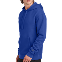 New Era Heritage Fleece Pullover Hoodie, Royal, Left Sleeve view