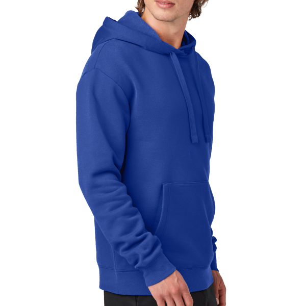 New Era Heritage Fleece Pullover Hoodie, Royal, Right Sleeve view