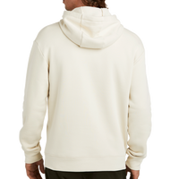 New Era Heritage Fleece Pullover Hoodie, Soft Beige, Back view