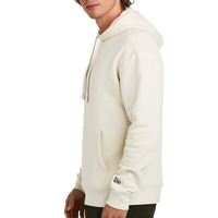 New Era Heritage Fleece Pullover Hoodie, Soft Beige, Left Sleeve view