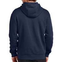 New Era Heritage Fleece Pullover Hoodie, True Navy, Back view